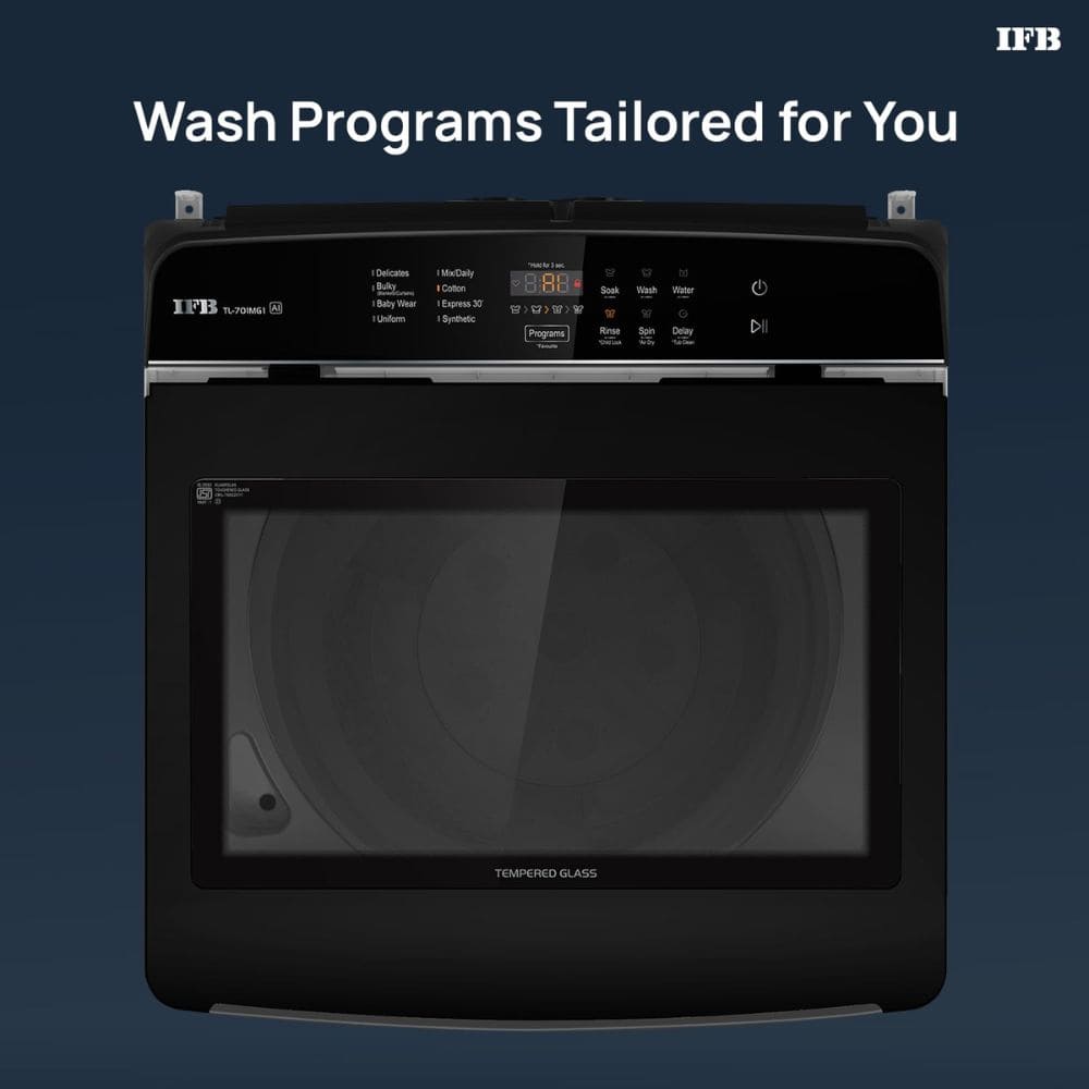 IFB 7 Kg 5 star Fully-Automatic Top Load Washing Machine (TL701MG1 Grey)