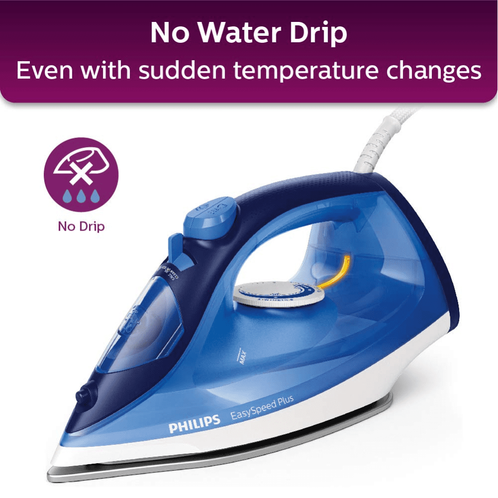 Philips GC2145/20 2200 Watt Steam Iron (Blue)