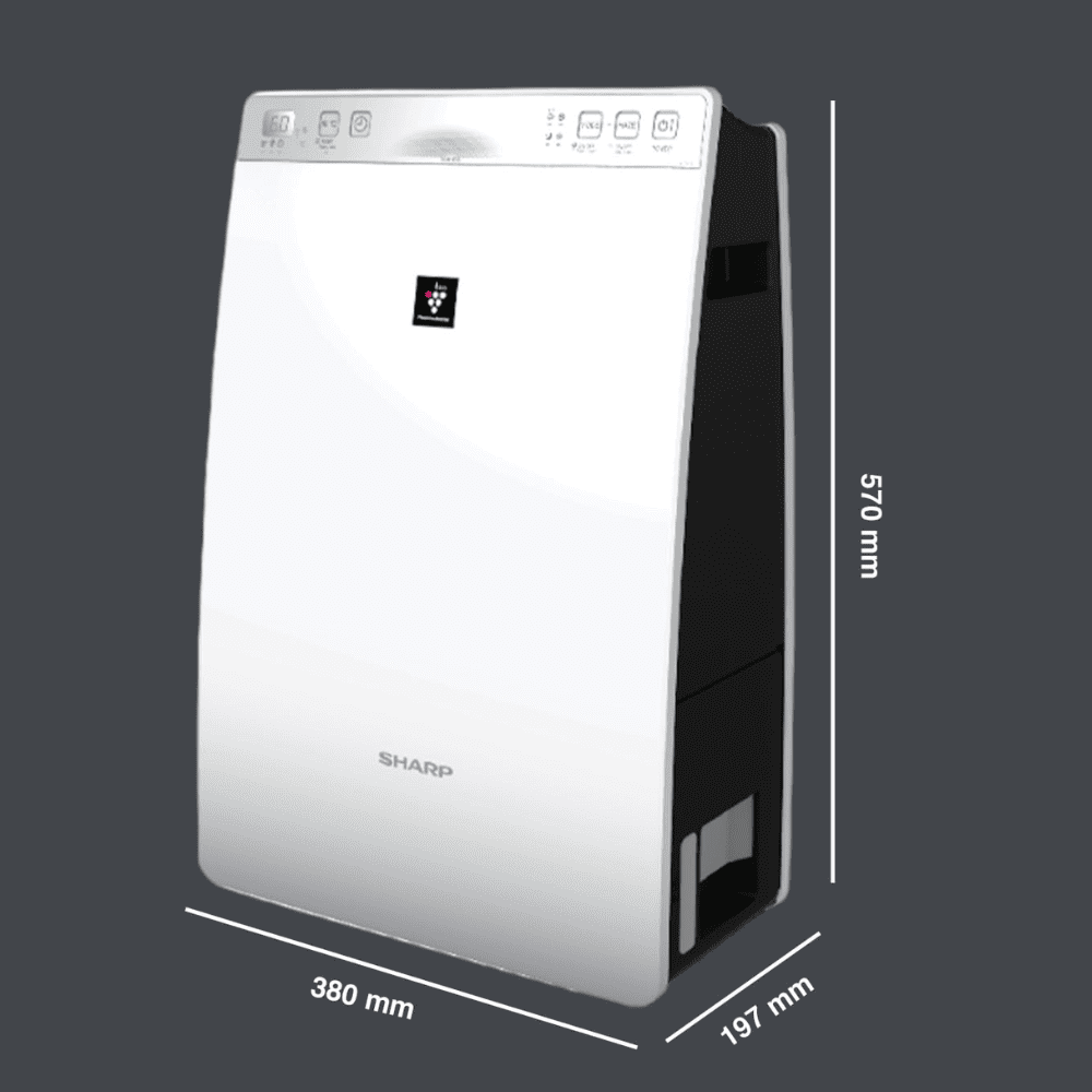 Sharp KCF30E-W, Humidifier Air Purifier (Plasmacluster Ion Generator, HEPA Filter)