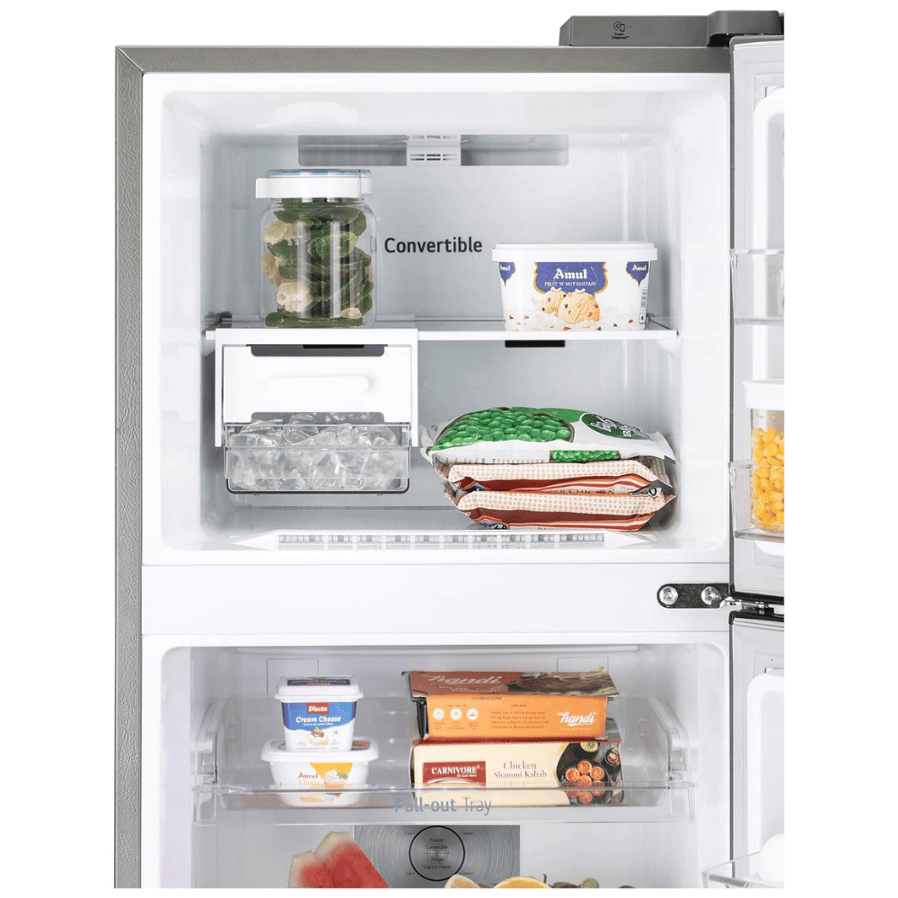 LG 246 Ltrs 2 Star, Inverter Frost Free, Double Door Refrigerator (GL-S262SDSX)