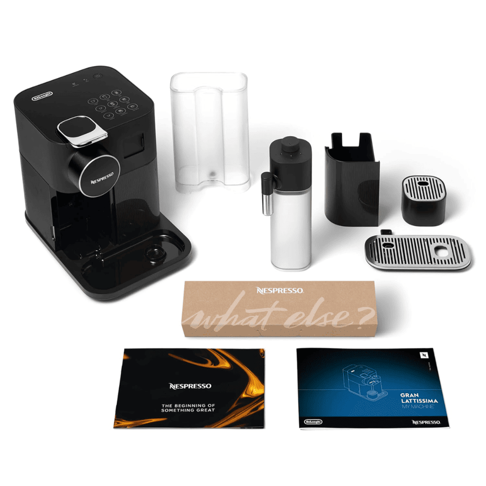 Delonghi EN640.B, Nespresso Gran Lattissima Automatic Capsule Coffee Machine, Dark Black