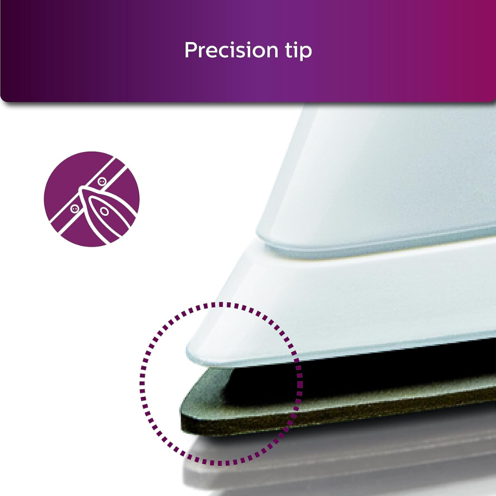 Philips HI114/28, 1000 Watt, Dry Iron (White)