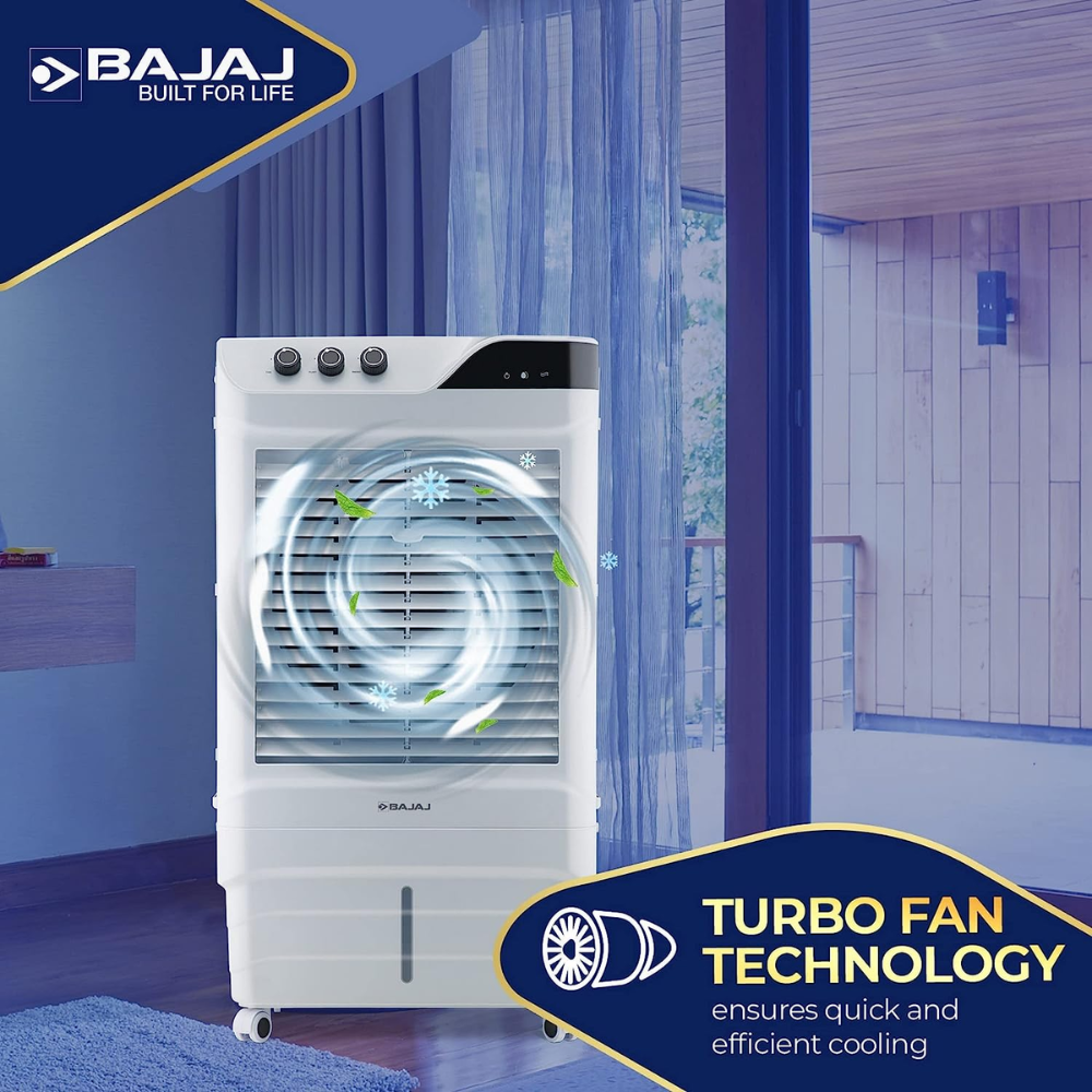 Bajaj DMH65 Neo, 65 Ltrs Portable Desert Air Cooler