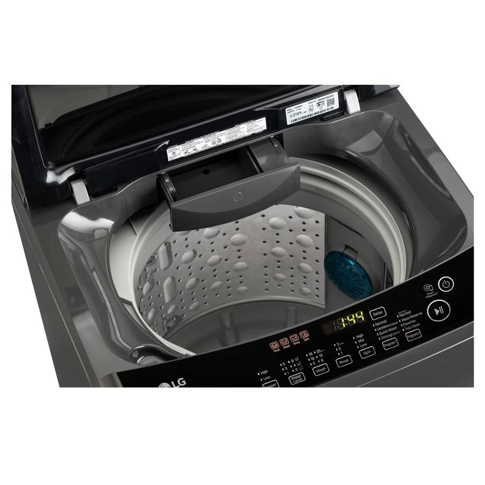 LG 8 Kg 5 Star Fully-Automatic Top Load Washing machine (T80SPMB1Z, Middle Black)