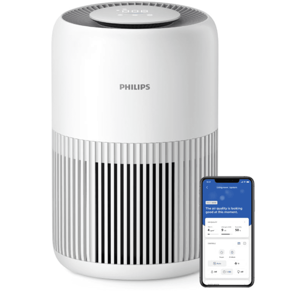 Philips AC0950/60, 3200 Series Smart Air Purifier, HEPA Filter with Wi-Fi (White)