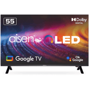 Aisen A55QDS978, 43 Inches 4K Ultra HD QLED TV, Black
