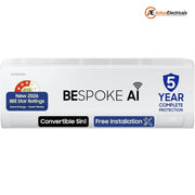 Samsung 2.0 Ton 3 star Inverter Split Air Conditioner (Bespoke AI WIndFree, AR50H24D1XH)
