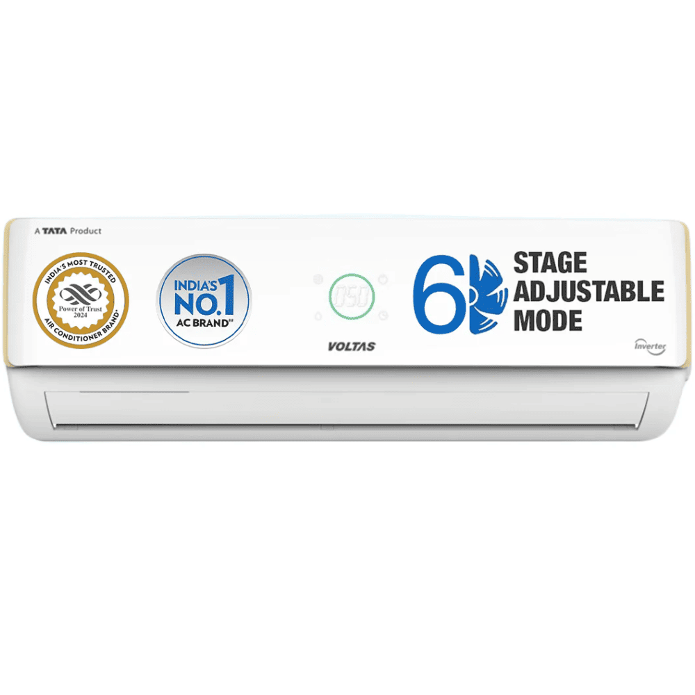 Voltas 1.5 ton 5 Star Inverter Split Air Conditioner Copper (185V Verdant Exotica)