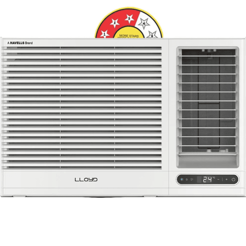 Lloyd GLW18C3YWSEW, 1.5 ton 3 Star Fixed Speed Window Air Conditioner Copper