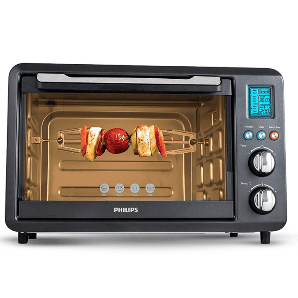 Philips 2000 Watt Oven Toaster Grill (HD6976/00, Grey)