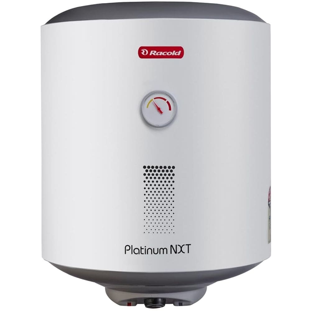 Racold 50 Ltrs Vertical Storage 5 Star Water Heater Geyser (Platinum Nxt V50, White)