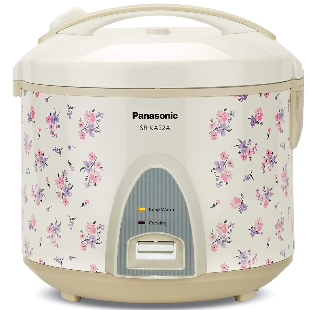 Panasonic SR-KA22A, 5.7 Ltrs 745 Watt Automatic Jar Rice Cooker (White)