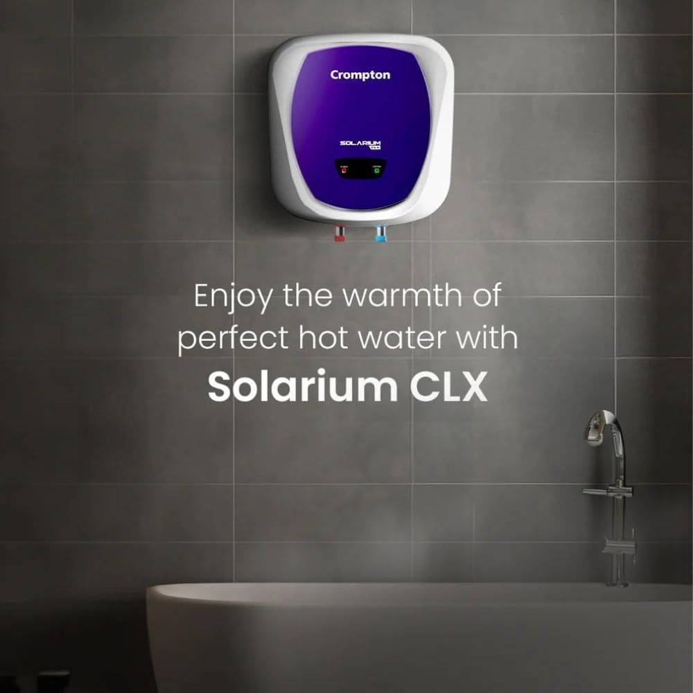 Crompton 25 Ltrs 5 Star Rated Storage Water Heater Geyser (Solarium CLX, ASWH-4925)