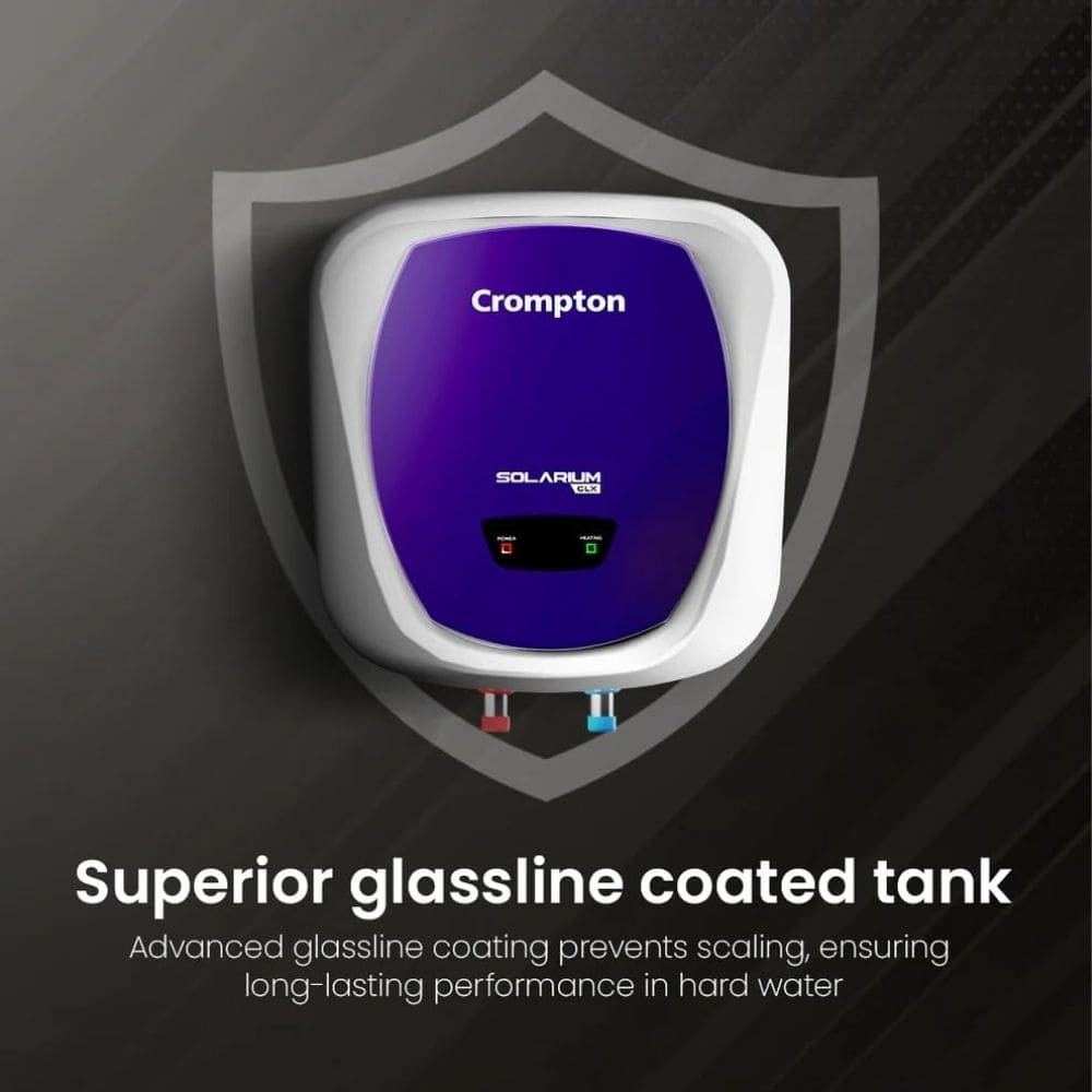 Crompton 25 Ltrs 5 Star Rated Storage Water Heater Geyser (Solarium CLX, ASWH-4925)