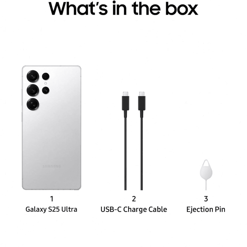 Samsung Galaxy S25 Ultra 5G, 12GB RAM 1 TB Storage AI Smartphone, Titanium Silver,Blue,Black