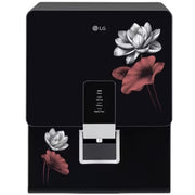 LG WW156RPTB, 8 Litres RO+UV Mineral Booster Stainless Steel Tank Wall Mountable Water Purifier, Black