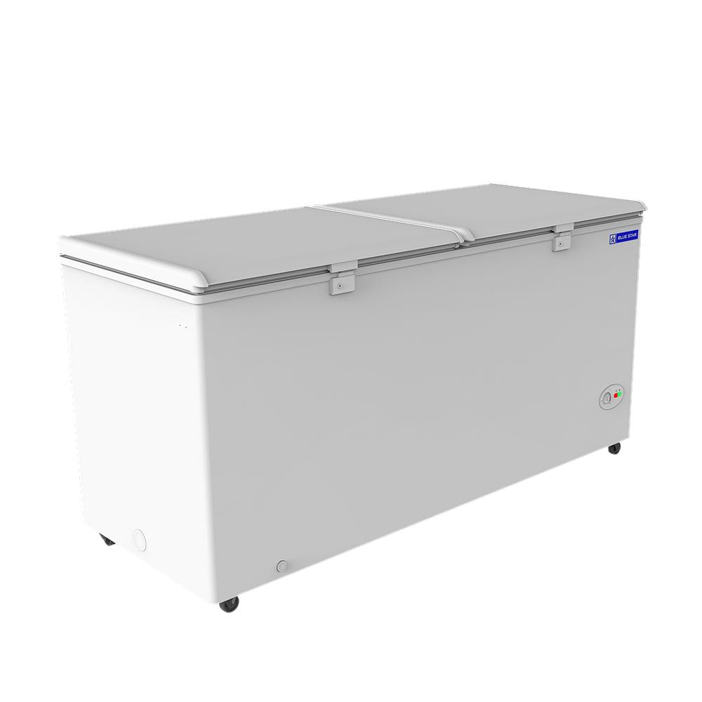 Blue Star CF330NEYW, 310 Ltrs Double Door Convertible Deep Freezer, White