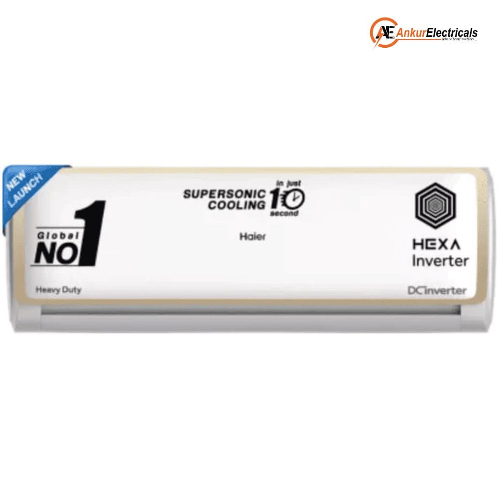 Haier 1.6 Ton 5 Star Inverter Split Air Conditioner (Heavy Duty,HS19E-TXG5BN-INV/HU19-5BN INV)